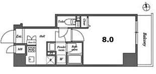 ディアレイシャス大須赤門通本町の物件間取画像